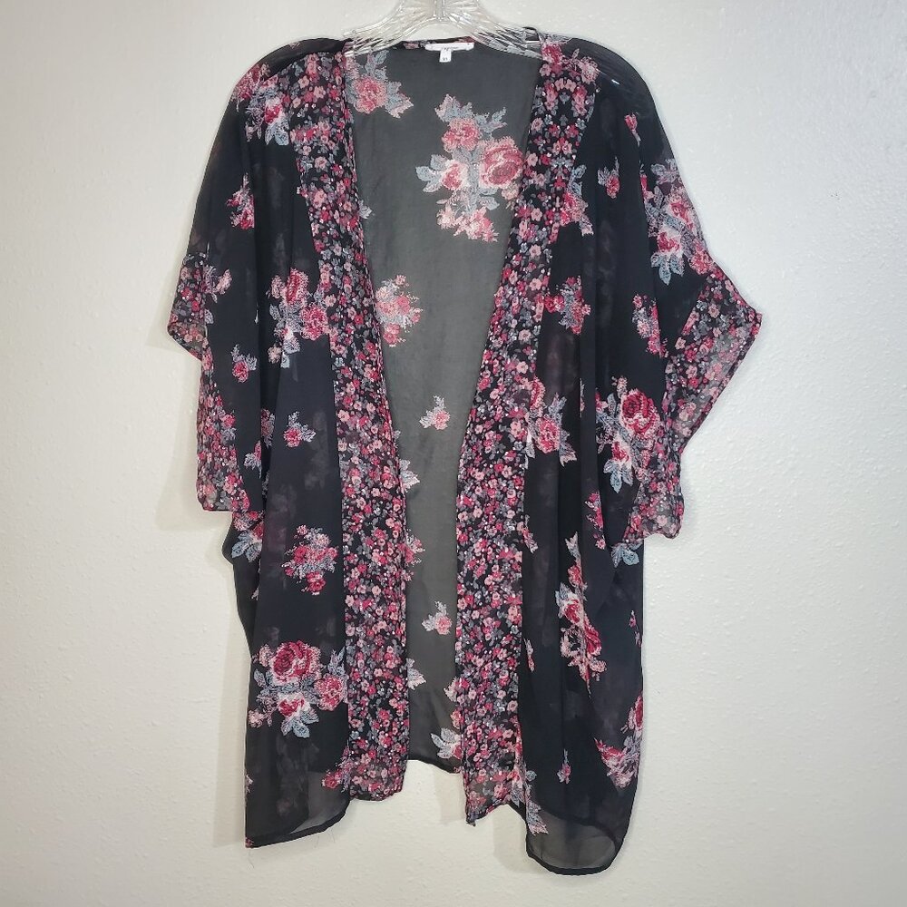 Maurices Floral Kimono Women's Size 0/1